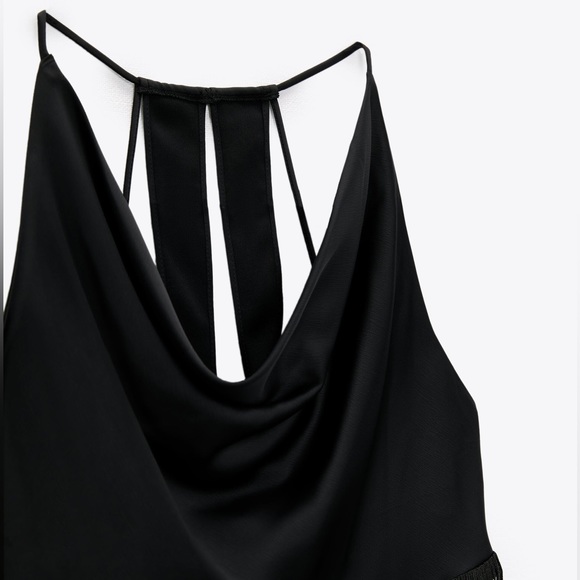 BLOGGERS FAVE ZARA FRINGED TOP - Picture 5 of 10